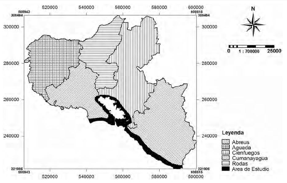 Figura 1. Ubicación de las unidades silvícolas en la EFIC y del área de estudio en la zona costera.