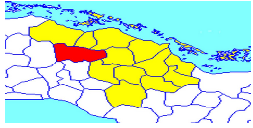 Ubicación del municipio donde ejerce sus actividades